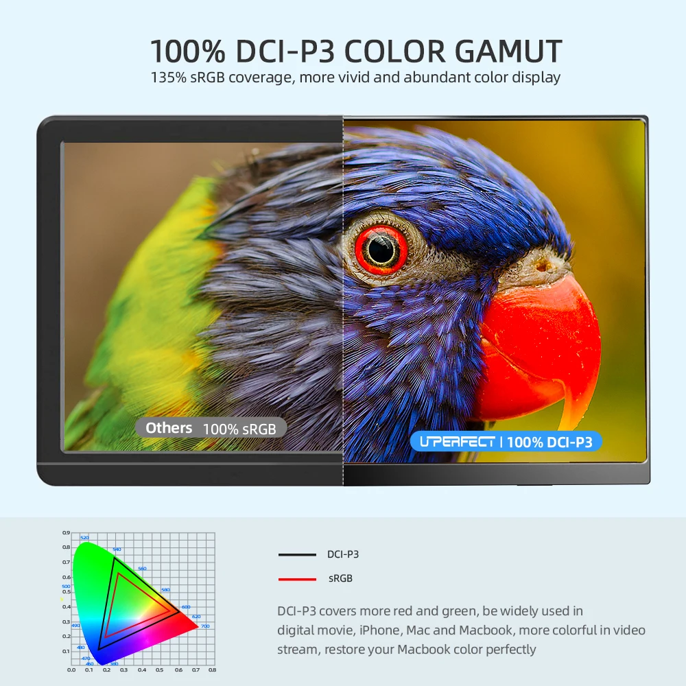 Qled Portable Monitor - 15.6 100% Dci 