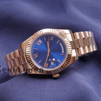 

luxury band watch DAYDATE automatic mechanical 40MM 18K men AAA watchres Stainless steel Wristwatch no battery 2813 rolexable