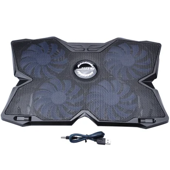 

CoolCold Ice USB 2.0 Four Fans Laptop Base Cooling Pad Cooler Radiator With Stand