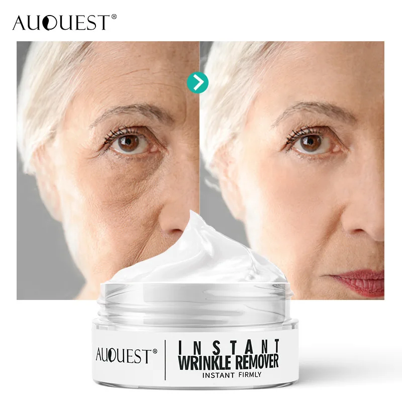 

AuQuest Instant Anti-Wrinkle Face Cream Six peptides Anti-aging Moisturizing Remove Fineline 5 Seconds Firmly Skin Cream Care