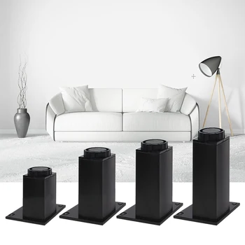 

Adjustable Cabinet Legs Aluminum Alloy Furniture Replacement Metal Sofa Support Legs Cupboard Coffee Table Protect Foot