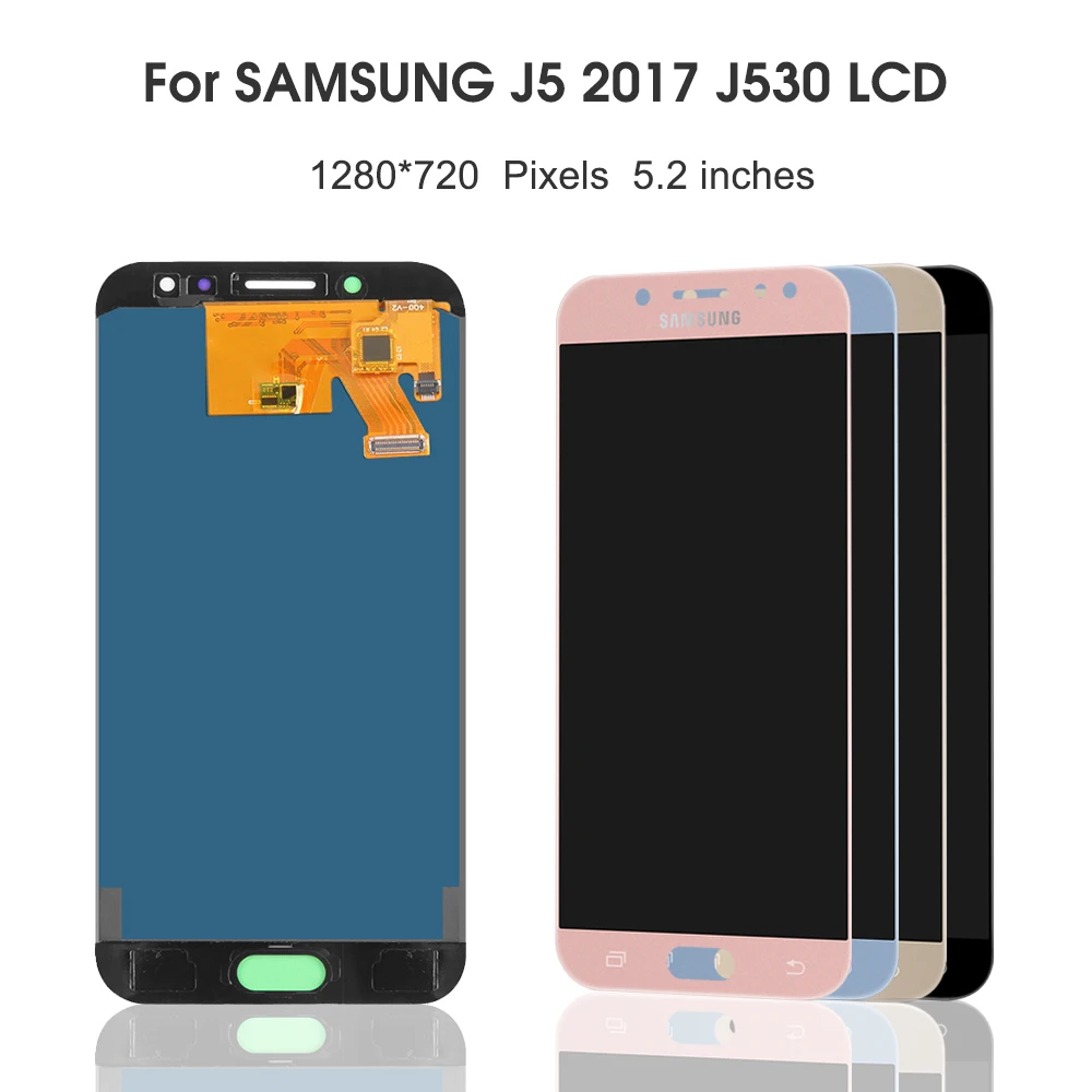 J530f ЖК-для Samsung Galaxy J5 j530 J530F ЖК-дисплей кодирующий преобразователь сенсорного экрана в сборе ЖК-дисплей для J5 Pro J5 Duos