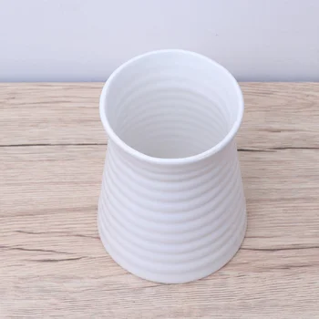 

1pc Flower Pot White Artistic Beautiful Creative Ceramic Pot Flower Holder Vase Decoration for Home Office