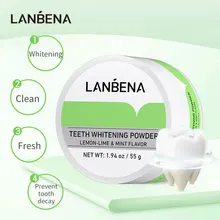 Порошок для отбеливания зубов LANBENA, спутанный лимон, лайм, гигиена, чистка зубов, удаление зубов, клетка, безопасная защита, яркий уход за зубами и полостью рта Порошок для отбеливания зубов LANBENA, спутанный лимон, лайм, гигиена, чистка зубов, удаление зубов, клетка, безопасная защита, яркий уход за зубами и полостью рта