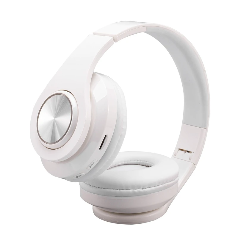 Wireless Bluetooth Headset Foldable Stereo Gaming Earphones with Microphone for PC Computer Games Laptops Headphones