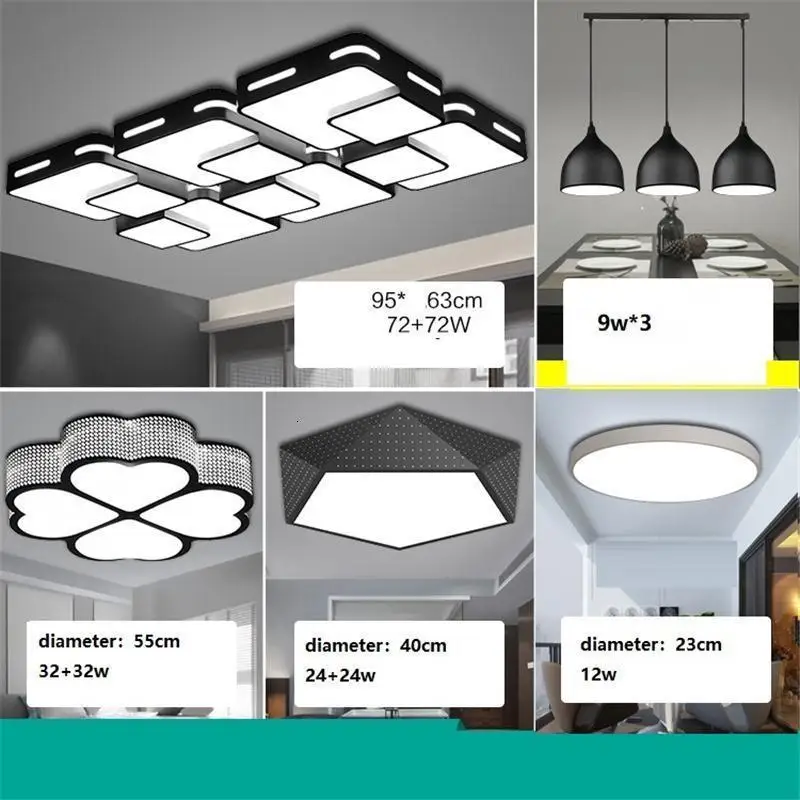 Светильник Промышленный Декор плафон потолочный светильник plafonnier lampara де techo plafondlamp гостиная светодиодный потолочный светильник