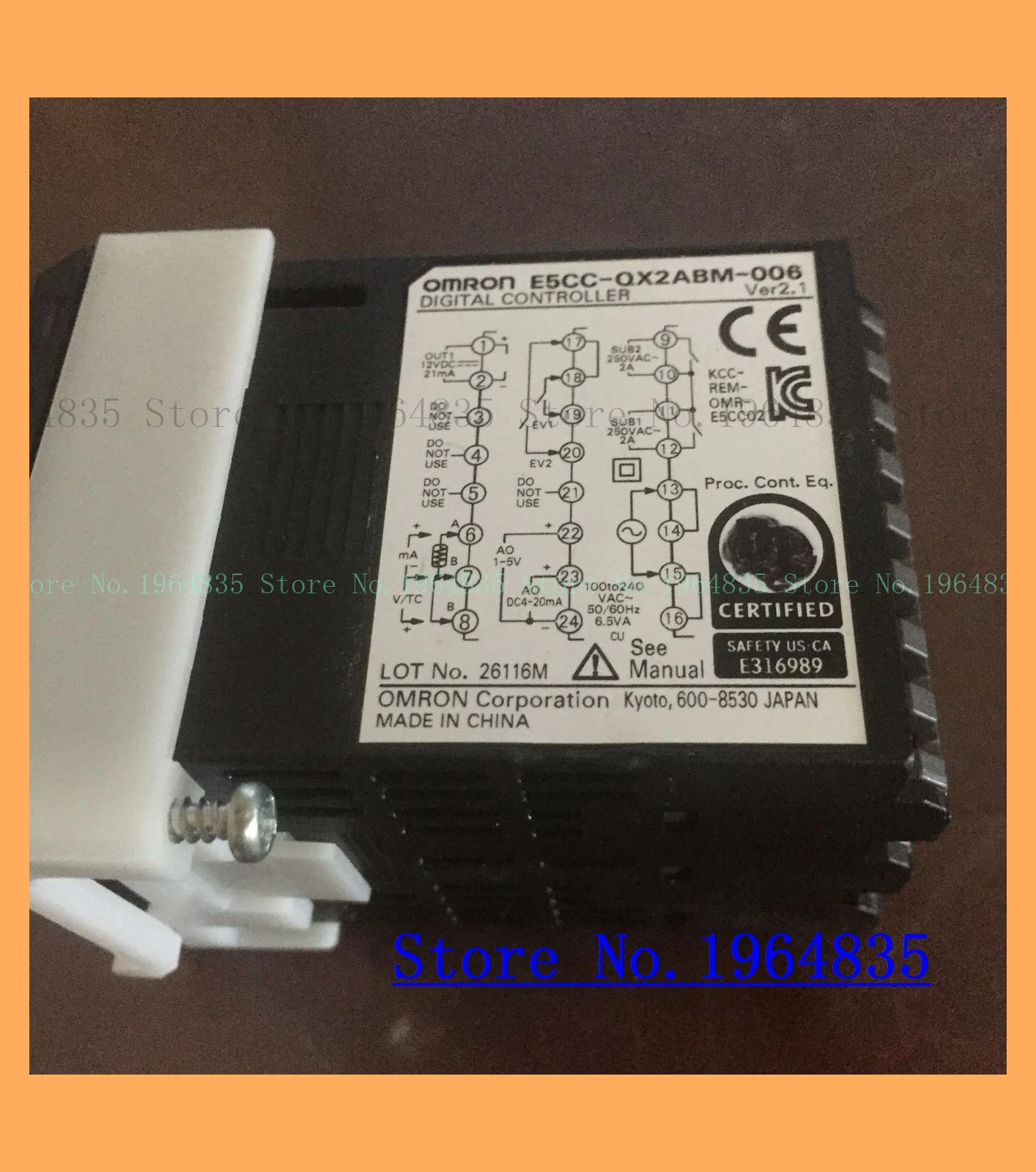 

E5CC-QX2ABM-006 100-240VA