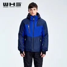 WHS мужская Сноуборд Лыжная Куртка Марка для отдыха Открытый ветрозащитный водонепроницаемый пальто Человек снег одежда дышащий спортивная куртка походы пальто зимняя