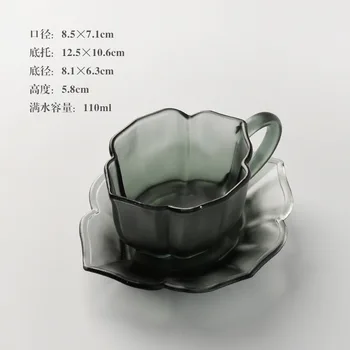 

Love Tea Tea Set Coloured Glaze Coffee Cup Teacup Cups