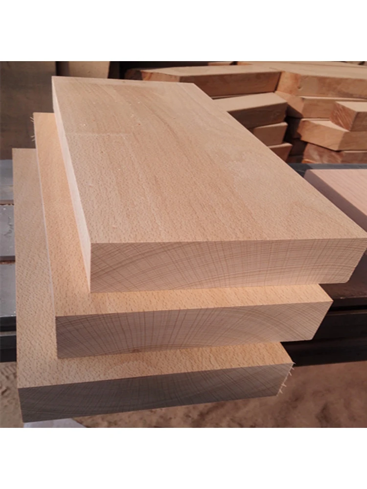  DIY Wood Spoon Tray Carving Material Beech Wood Timber Log Rare Wood Block Wood Lumber Custom Made  0.62CM Thickness  (1)