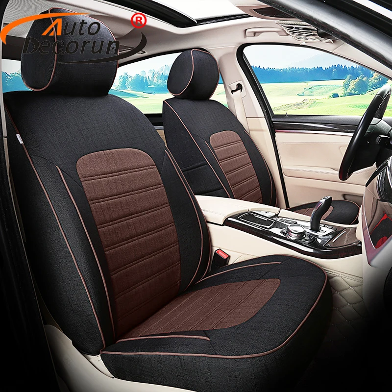 Чехлы AutoDecorun на автомобильные сиденья для Volvo xc90 2016 аксессуары автомобильный