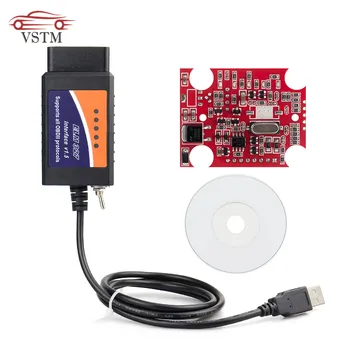 

ELM327 V1.5 Scanner Bluetooth OBD2 Car Diagnostic Tool USB FTDI/PIC18F25K80 Chip Code Scanner with HS CAN/MS CAN switch