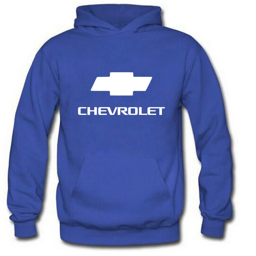 Толстовки для мужчин Chevrolet с логотипом автомобиля толстовка принтом весна осень