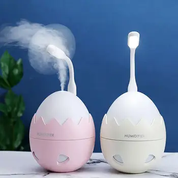 

Ultrasonic Mini Air Humidifier 400ML Mini Essential Oil Diffuser for Home Eggshell Humidifier Fan Night Light Mist Diffuser