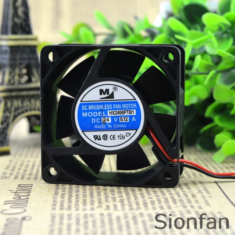 For alliance YM2406PTB1 cooling fan 6025 24V double ball bearing 60*60*25mm Test Working | Электроника