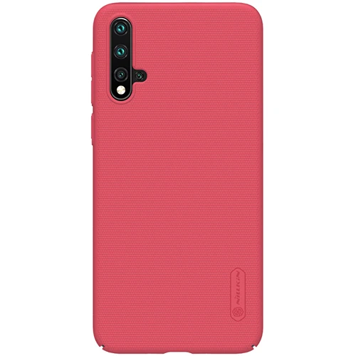 Red NILLKIN Shiled чехол для huawei Nova 5 5i чехол матовый Противоскользящий Жесткий Бампер Nova 5 PRO Чехол - Цвет: Red