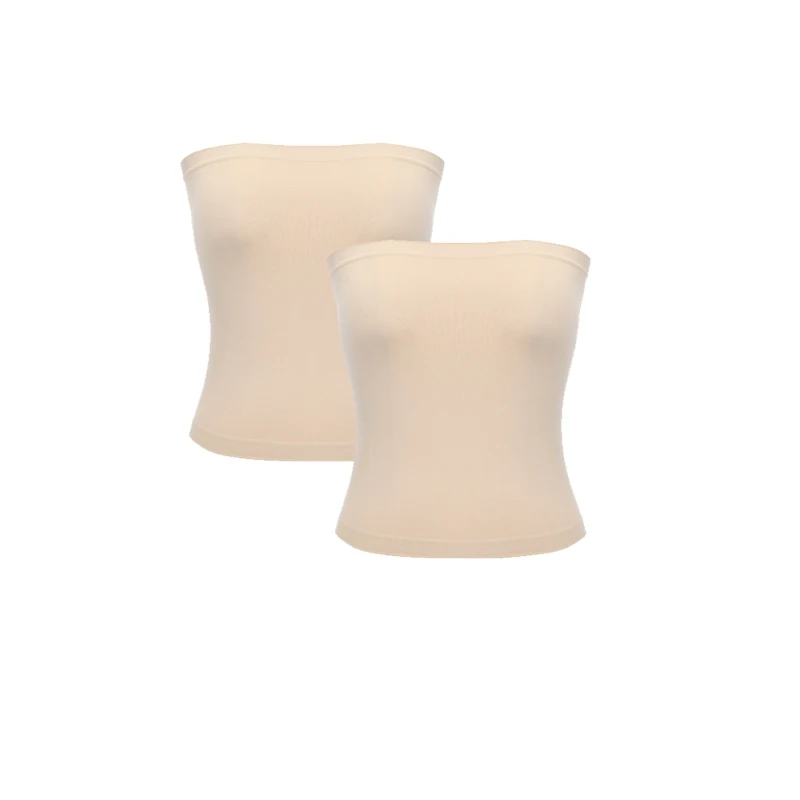 2 pieces Joyshaper, сексуальное женское белье, повседневный Топ, без бретелек, бюстгальтер, Женский бандо, обёрточная бумага, бюстгальтер, летний, для фитнеса, бюстгальтер, пояс, обёрточная бумага, бюстгальтер, 2 упаковки - Цвет: 2 pieces