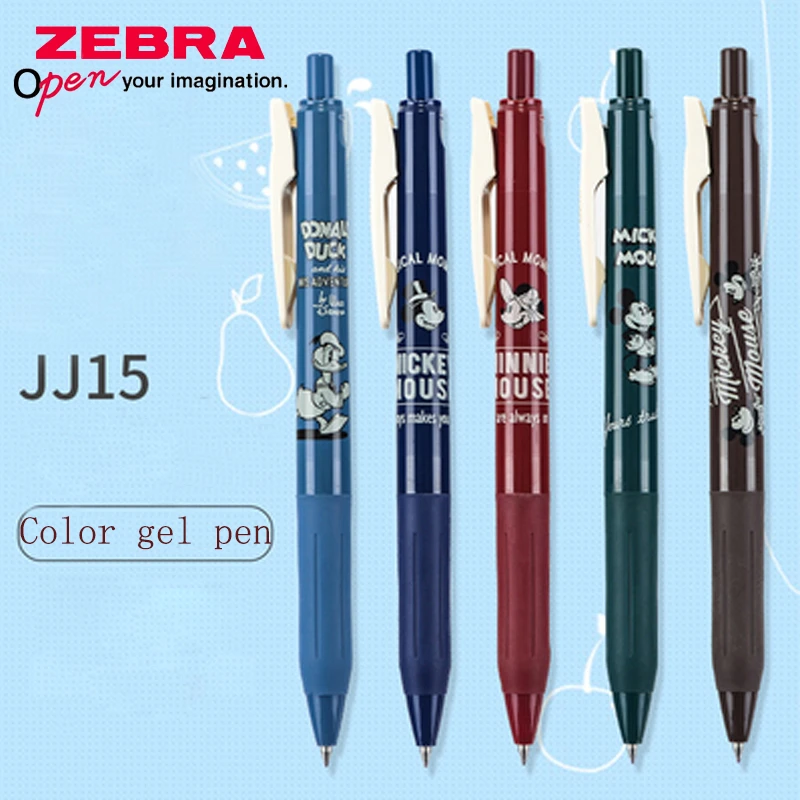 Zebra Sarasa Jj15 Retro Gel Pen Series New Five Colors Color Gel Pen Student 0 5 Camel Yellow Wine Red Gel Pens Aliexpress