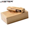 JASTER Custom Logo Flash Drive Wood Pen Drive Gift Usb 2.0 4GB to 64GB Stick Real Capacity Disk On Key free custom logo ► Photo 2/6