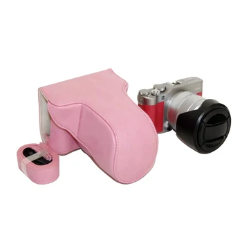 

Waterproof Accessories Lightweight Artificial Leather Camera Case Portable Flexible With Shoulder Strap For Fujifilm XA5 XA3