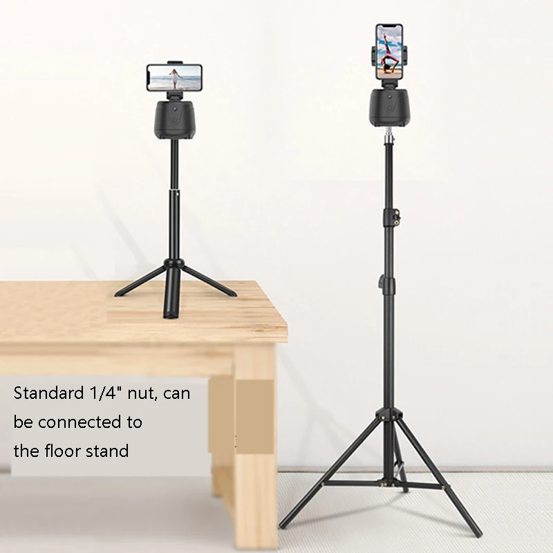 360 degree rotation outdoor phone vlog live photography intelligent follow ai face recognition bracket Gimbals