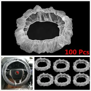 

100pcs/Set Universal Disposable Plastic Steering Wheel Cover