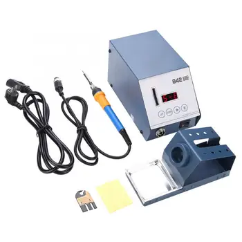 

Hot Air Soldering Station Digital Display Anti-static Adjustable Temperature Electric Soldering Station EU Plug 220V