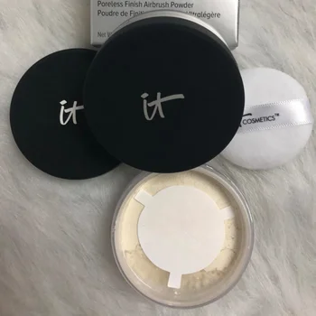 

it cosmetics it bye bye pores poreless finish airbrush powder 6.8g matte Loose powder silk antioxidants powder free shipping