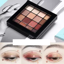 

16 Color Eyeshadow Palette Make Up Earth Eye Shadow Cosmetic Glitter Waterproof Long Lasting Makeup Tools For Women Beauty