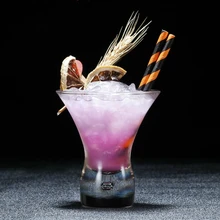 Durobor труба широкий рот пузырь ресторан десерт чашка бар мартини Коктейль стекло шампанское купе мороженое стакан сорбета кружка