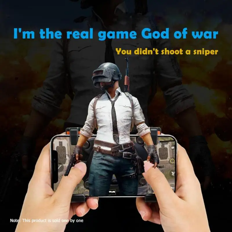 M16 PUBG мобильный телефон игра огонь Кнопка Aim ключ смартфон L1 R1 игровой триггер емкость проводимость игровой шутер контроллер