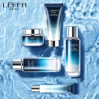

Lan Ni Aromatic-Jellyfish Hyaluronic Acid Water Moisturizing Skin Care Products Cleansing Foam Emulsion Essence Cosmetics