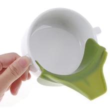 1 шт. кухонные принадлежности для приготовления пищи силиконовый инструмент воронка для жидкости горшки и кастрюли дефлектор Против Разлива Слива носик скольжения на беспорядок