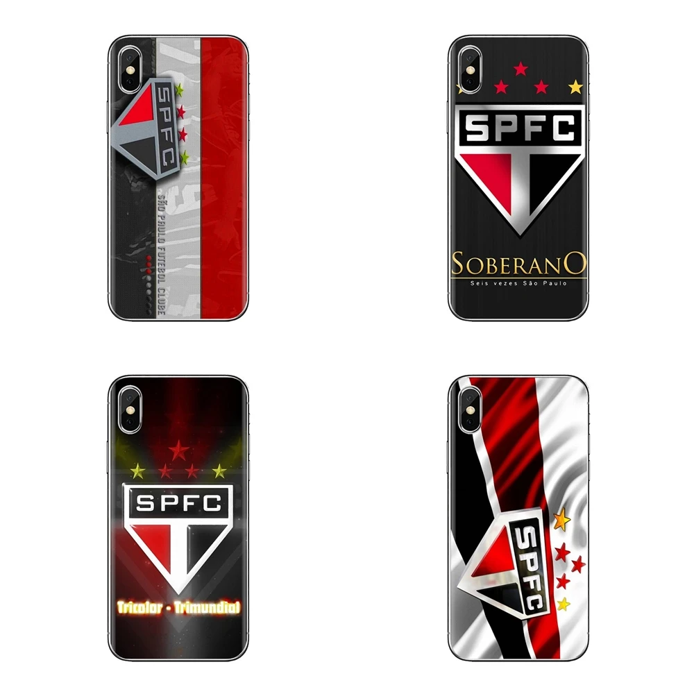 Sao Paulo FC SPFC футбольный логотип мягкий Чехол для Xiaomi Mi3 samsung A10 A30 A40 A50 A60 A70 Galaxy S2 Note 2