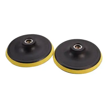 

Utoolmart Abrasive tools OD 125/180mm ID 10/14mm Thickness 5mm Grinder Sanding Polishing Sticky Disc Backing Backer Pad 1/2pcs