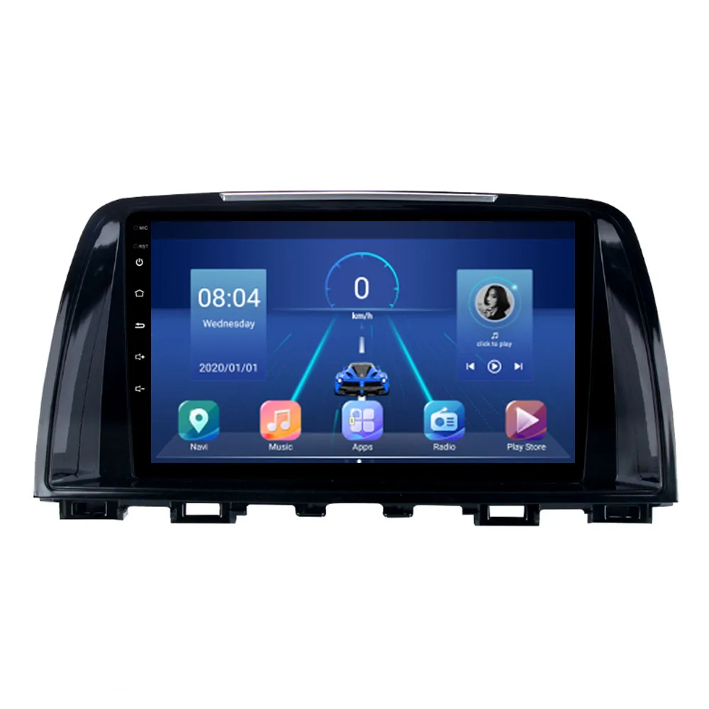 Мультимедийный автомобильный DVD плеер 9 дюймов 4G LTE Android 10 1 для Mazda 6 GL GJ 2012 2013 2016 2017