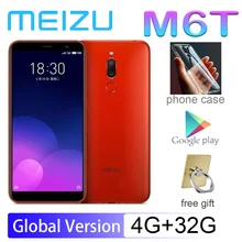 MEIZU 98%New M6T 4G 32gb 4gbb Rear-Mounted 2mp/13mp Smartphone Dual-Camera MT6750 Global-Version