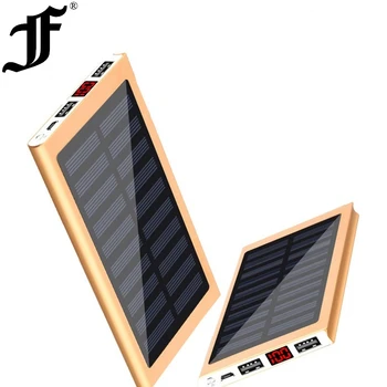

Solar Power Bank External Battery 2 USB LED Powerbank Portable Mobile phone Solar Charger for Xiaomi mi iphone XS 8plus 20000mAH