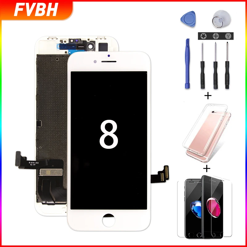 

Pantalla Screen for iPhone 8 8 Plus Display Replacement 3D Touch Digitizer Assembly Screen for A1863 A1905 A1906 No Dead Pixel +