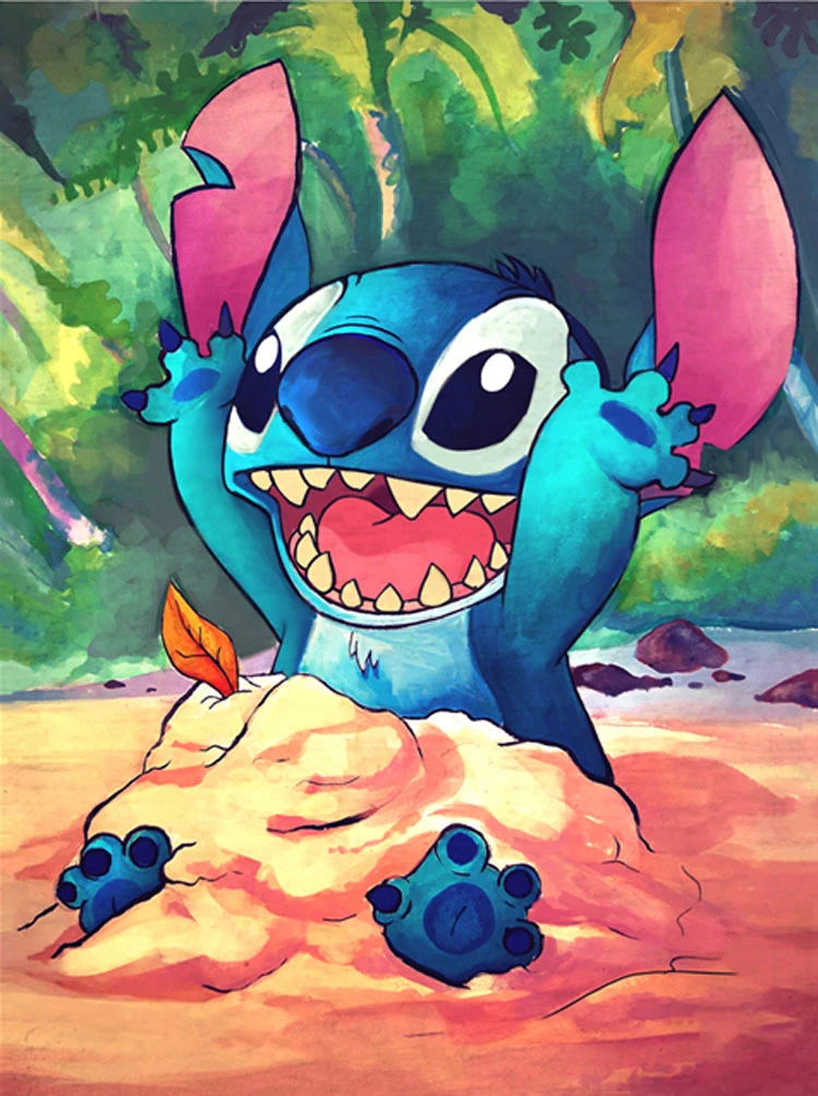 images Diamond Painting Lilo And Stitch diy 5d full diamond painting cartoon lilo stitch square round rhinestone drill hand embroidery home art decor personalise gift