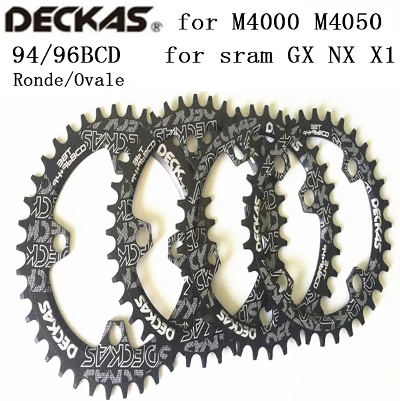 Велосипедная цепь DECKAS 94 + 96 BCD круглая/овальная 32T 34T 36T 38T MTB горная Корона для