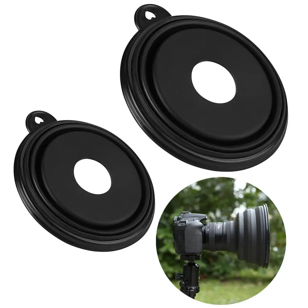 

Reflection-free Collapsible Silicone Lens Hood Ultimate Lens Cover Anti-glass Lens Hood For Camera Images Videos Photographers