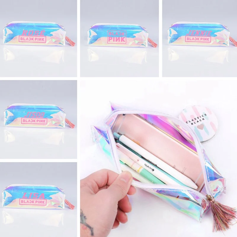

Blackpink Laser Pencil Case Stationery Gift School Tools Cute Pencil Box Pencilcase Pencil Bag School Supplies