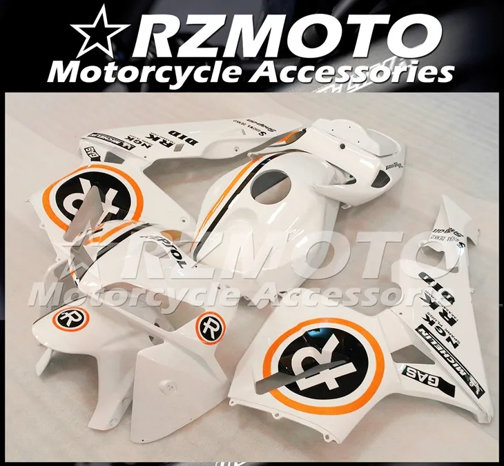 4 подарки ABS мотоцикл полный обтекатель комплект подходит для CBR600RR F5 2005 2006 05 06 cbr600 600RR тела набор Белый
