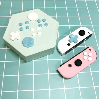 

Joycon Buttons Direction ABXY Key Sticker For Nintend Switch NS Joy-con Colorful Cross Key Cover NS Joycon D-pad Buttons Cap