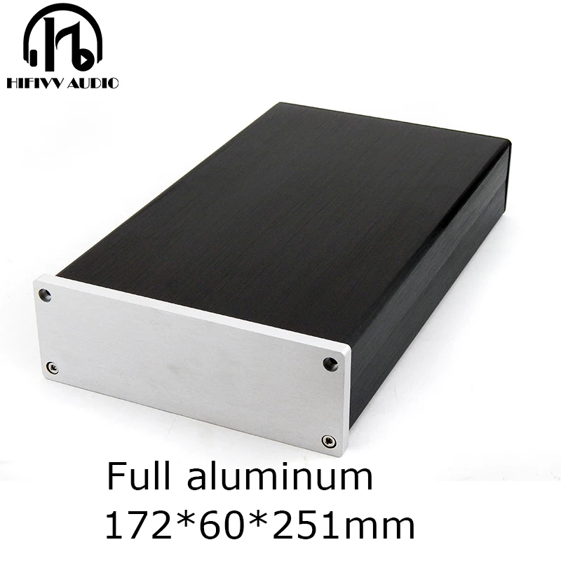 Full Aluminum Chassis Power Amplifier Case 1706 LM3886 LM1875 LM3875