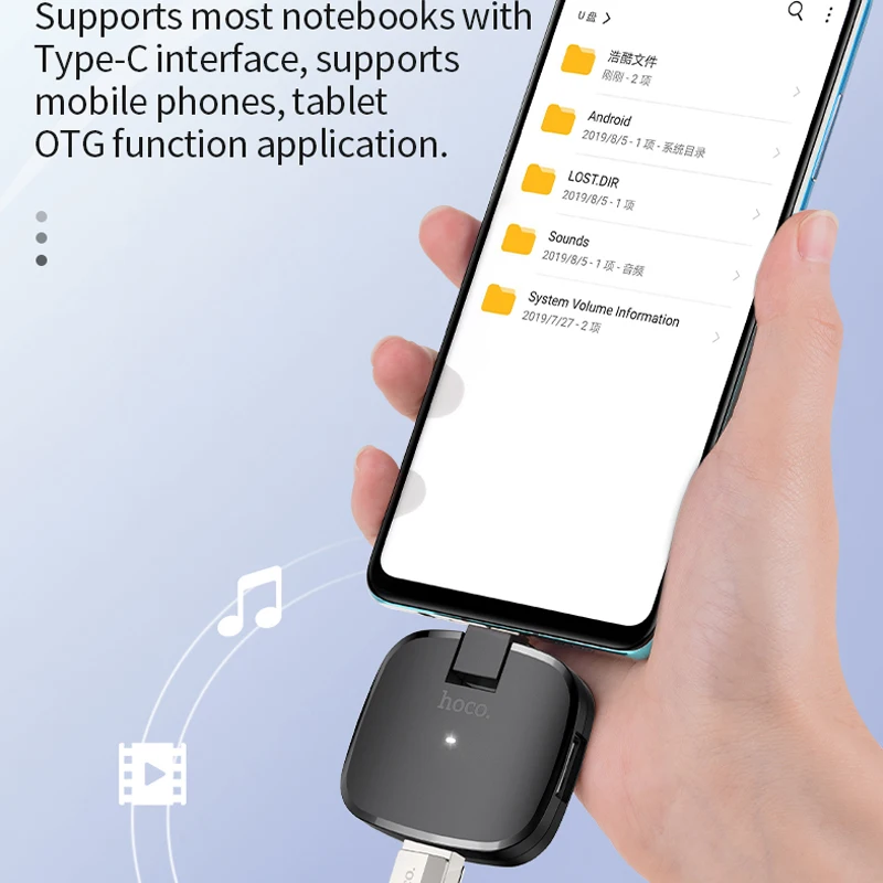 HOCO Type C HUB 3 Port USB-C to USB Splitter Converter OTG Adapter Cable for Macbook Pro iMac PC Laptop Notebook Accessories
