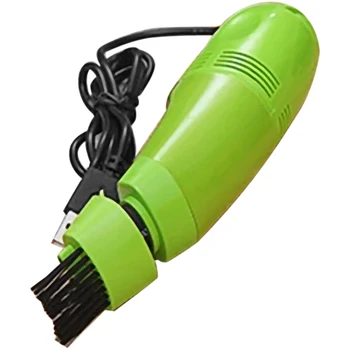 

USB Computer Keyboard Vacuum Cleaner Mini Desktop Dust er Collector Handheld Table Cleaning Tool Green