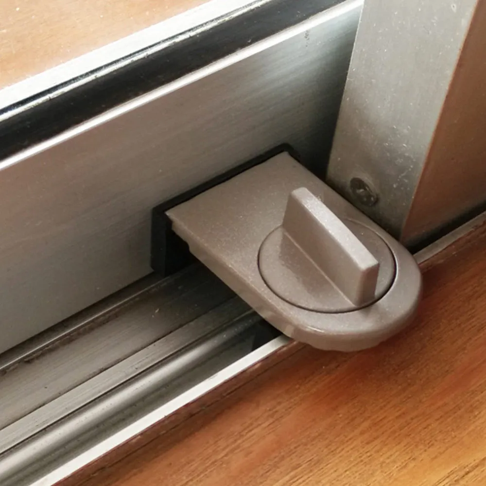 MrY Sliding Sash Stopper Cabinet Locks Straps Doors Security Anti-theft Lock J71