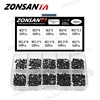 ZONSANTA 500Pcs M2 M2.5 M3 Screw Flat Head Phillips Machine Screws Laptop Notebook Screws Set Kit computer small Black Bolts ► Photo 1/6